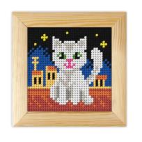 Opakowanie Zestaw do haftu z ramką Moje pierwsze wyszywanie Kotek