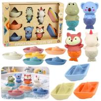 Opakowanie Zestaw do kąpieli łódeczki statki gumowe 13el.