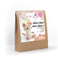 Opakowanie Zestaw Do Szydełkowania Kot-Jednorożec Graine Creative