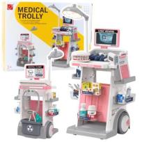 Opakowanie Zestaw doktor wózek medyczny różowy 26el