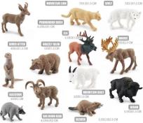 Opakowanie Zestaw dzikich zwierząt ameryki północnej