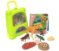 Opakowanie Zestaw dzikich zwierząt w walizce z matą