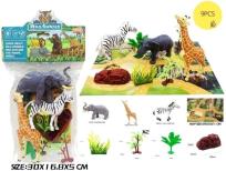 Opakowanie Zestaw dzikich zwierząt z matą