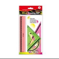 Opakowanie Zestaw geometryczny Neon 4el