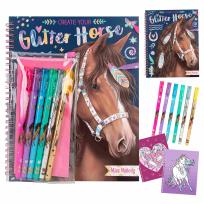 Opakowanie Zestaw Glitter Horse Miss Melody z zestawem żelopisów 12931A