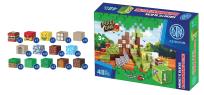Opakowanie Zestaw klocków magnetycznych Astrafun Pixel One Farma 40 szt.
