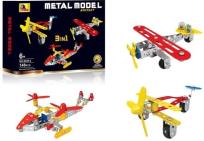 Opakowanie Zestaw konstruktor metal 3w1 Aircraft
