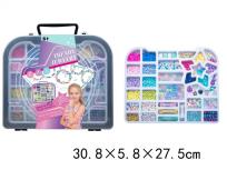 Opakowanie Zestaw koralików do robienia bransoletek w walizce