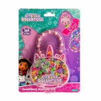 Opakowanie Zestaw koralików Gabby's Dollhouse Jednorożec 250 szt. + 2m gumki