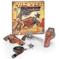 Opakowanie Zestaw kowbojski 2 rewolwery + odznaka