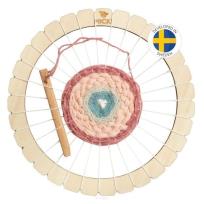 Opakowanie Zestaw kreatywny krosno okrągłe 21cm ramka do tkan