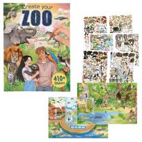 Opakowanie Zestaw kreatywny z naklejkami ZOO 14532A