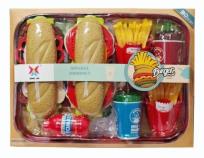 Opakowanie Zestaw kuchenny produkty spożywcze fast food