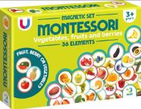 Opakowanie Zestaw magnetyczny Montessori Warzywa i owoce