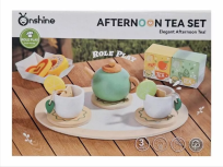 Opakowanie Zestaw naczyń do herbaty drewniany