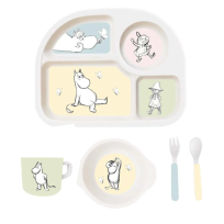 Opakowanie Zestaw naczyń dziecięcych Muminki 5el
