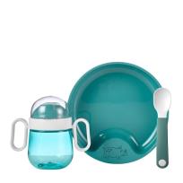 Opakowanie Zestaw obiadowy dziecięcy Mio Deep Turquoise 3el