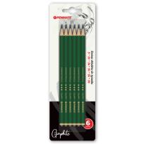 Opakowanie Zestaw ołówków miękkich PENMATE do rysunku na blistrze 6szt.