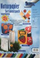 Opakowanie Zestaw papierów naturalnych 18szt