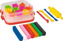 Opakowanie Zestaw plasteliny brylantowej z akcesoriami 7kol.