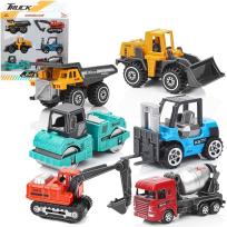 Opakowanie Zestaw pojazdów budowlanych metalowch 6szt