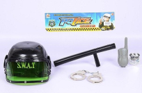 Opakowanie Zestaw policyjny z hełmem PCV 31x24x14cm