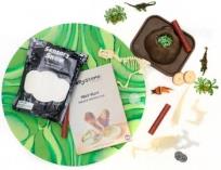 Opakowanie Zestaw sensoryczny Dinozaury tacka z figurkami