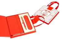 Opakowanie Zestaw świąteczny długopis + notes + etui