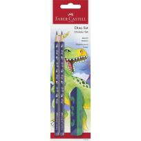 Opakowanie Zestaw szkolny Dinozaur 2 ołówki + gumka