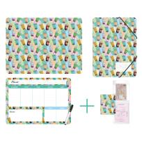 Opakowanie Zestaw szkolny z nadrukiem bubble tea