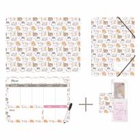 Opakowanie Zestaw szkolny z nadrukiem kittens