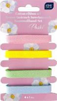 Opakowanie Zestaw tasiemek bawełnianych 4x1m Pastel