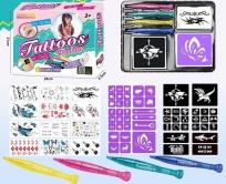 Opakowanie Zestaw tatuaży z piórem