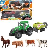 Opakowanie Zestaw traktor ze zwierzętami