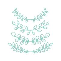 Opakowanie Zestaw wykrojników gałązki 4szt