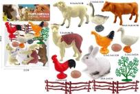 Opakowanie Zestaw zwierząt farmerskich 8szt