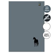 Opakowanie Zeszyt A4 32 kartki gładki 90g Koń szary