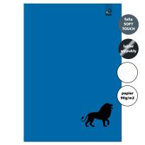 Opakowanie Zeszyt A4 32 kartki gładki 90g Lew niebieski