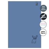 Opakowanie Zeszyt A4 32 kartki w 3 linie kolor 90g Buldog denim