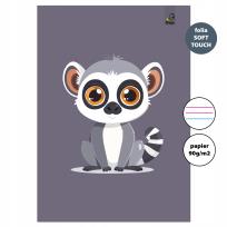 Opakowanie Zeszyt A4 32 kartki w 3 linie kolor 90g Lemur