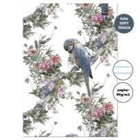 Opakowanie Zeszyt A4 32 kartki w linie 90g Boho papugi