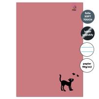 Opakowanie Zeszyt A4 32 kartki w linie 90g Kot Różowy