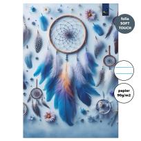 Opakowanie Zeszyt A4 32 kartki w linie 90g Łapacze snów blue