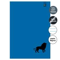 Opakowanie Zeszyt A4 32 kartki w linie 90g Lew niebieski