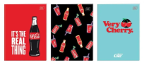 Opakowanie Zeszyt A4/32K kratka M Mat+UV Coca Cola (10szt)