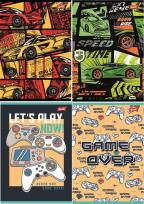 Opakowanie Zeszyt A4/32K linia podwójna dwukolor mix (15szt)