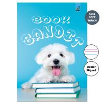 Opakowanie Zeszyt A4 32k.w 3 linie kolor Pies Bandit  90g