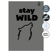 Opakowanie Zeszyt A4 32k.w kratkę z marginesem Stay Wild 90g