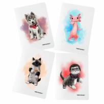 Opakowanie Zeszyt A4/60K kratka PP Joy (4szt) NARCISSUS