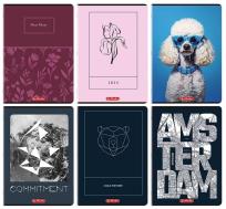 Opakowanie Zeszyt A4/80K kratka mix (5szt) HERLITZ